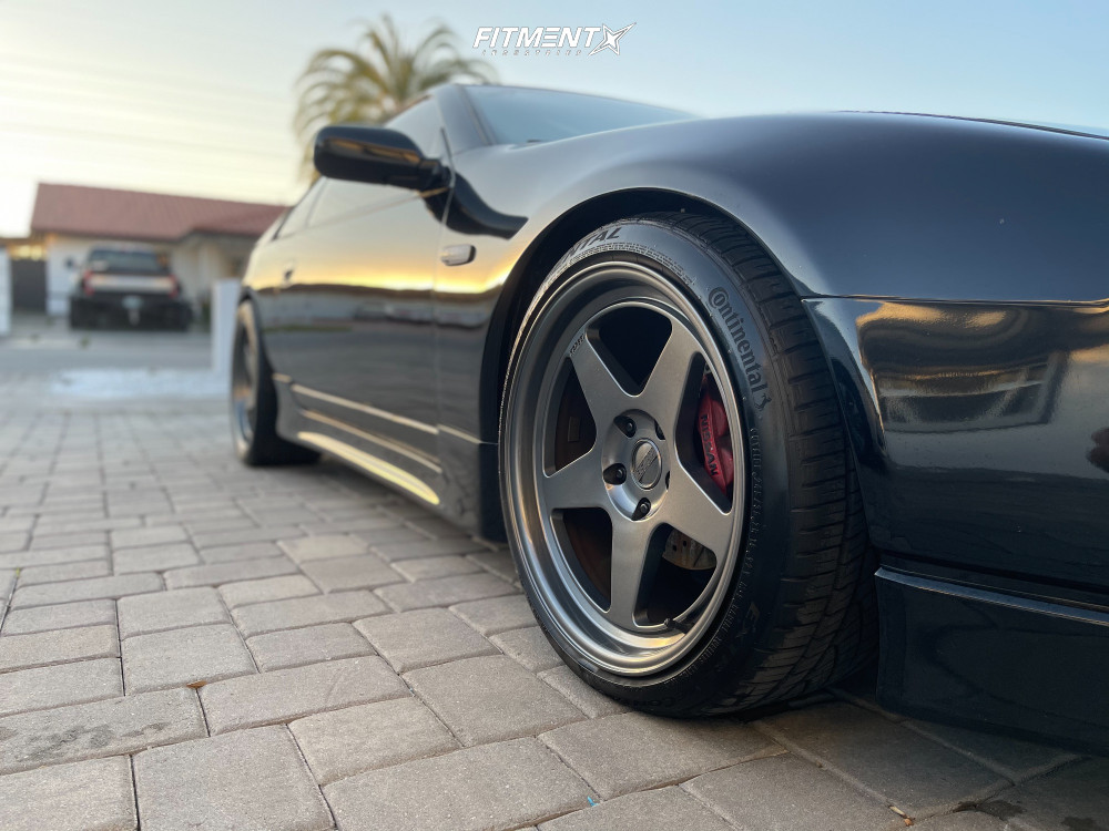 1996 Nissan 300ZX Turbo with 18x9.5 Kansei Knp and Continental