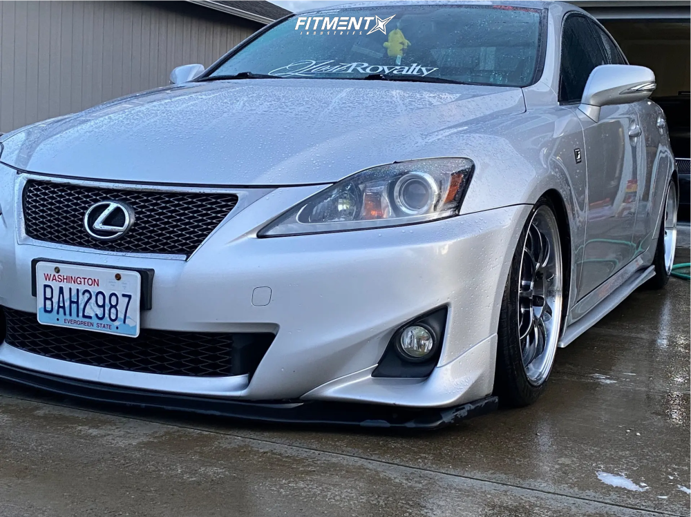 2011 Lexus IS250 Base with 18x8.5 Work Emotion D9r and Nankang