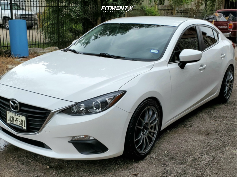 2016 Mazda 3 I Sport with 18x8 AVID1 AV20 and BFGoodrich 225x40 on